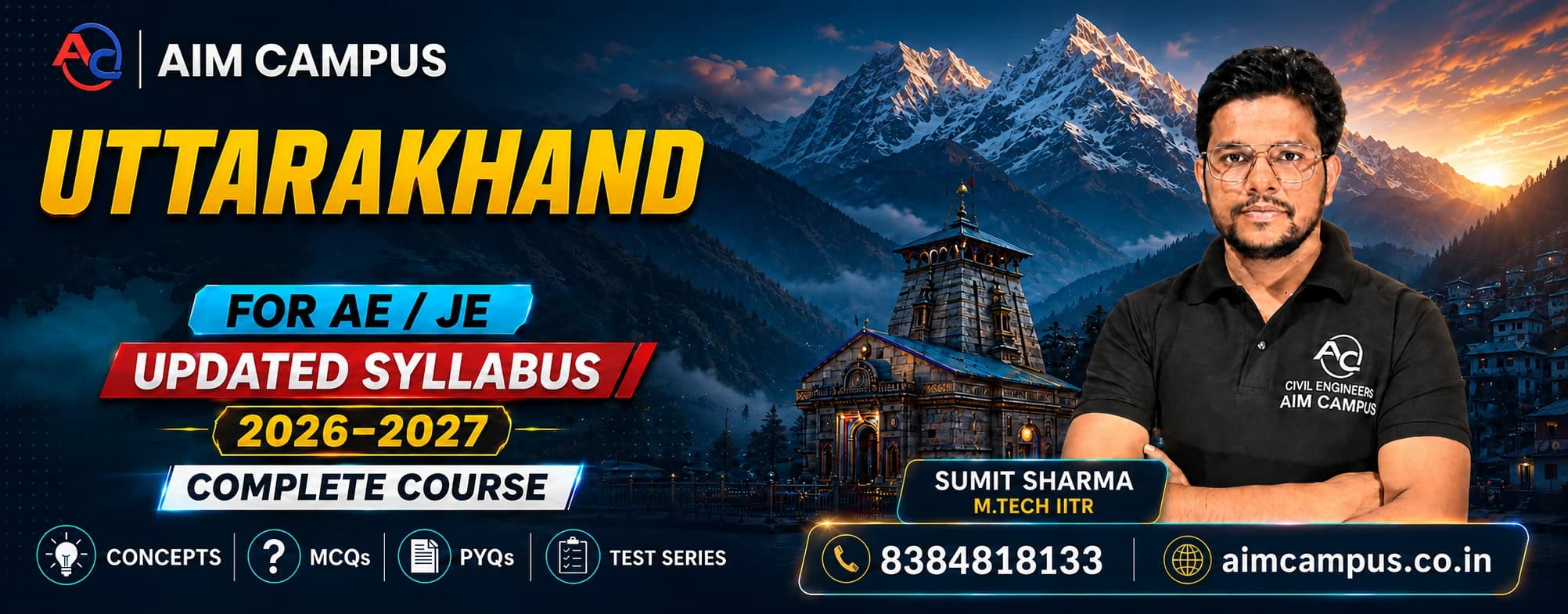 Uttarakhand Complete Course for AE/JE 2026–2027